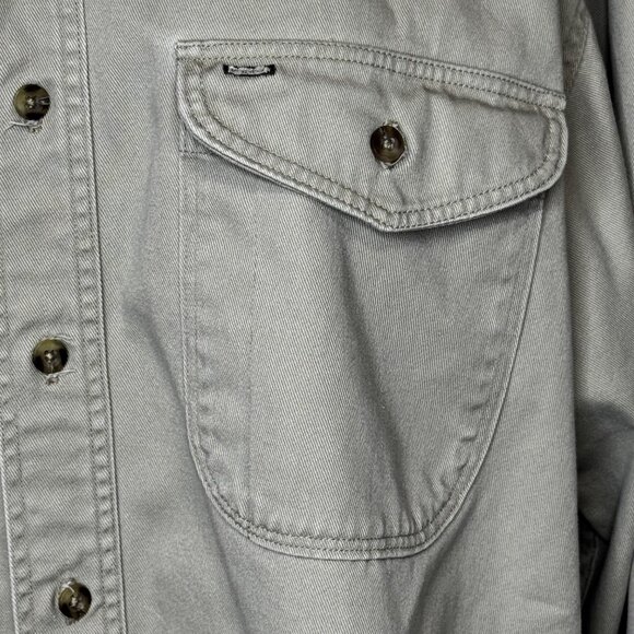 Woolrich Rugged Outdoorwear Heavyweight Shirt Men's XL USA Made Elbow Patch - Picture 6 of 10